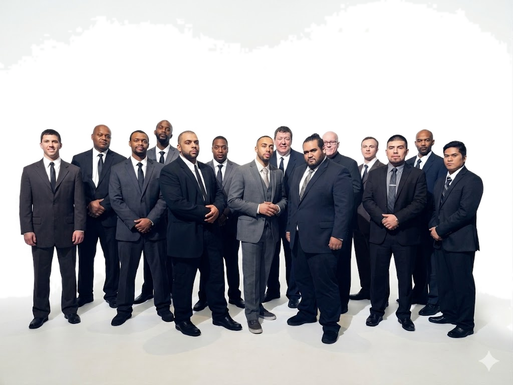 ESS security crew in formal attire